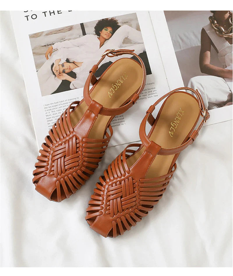 Lia - Chic Woven Sandals