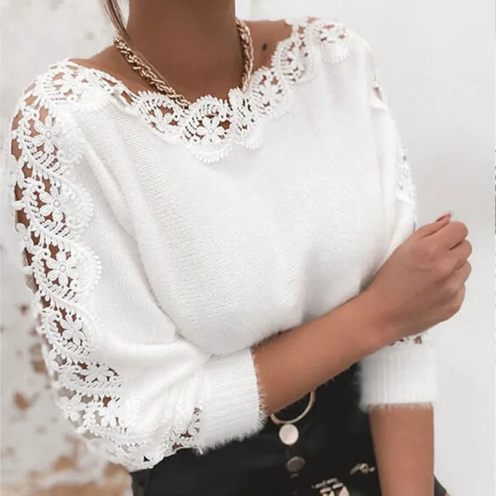 Annabelle - Delicate Lace Sweater