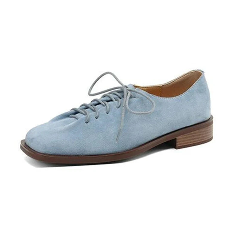 Esme - Soft Suede Oxfords