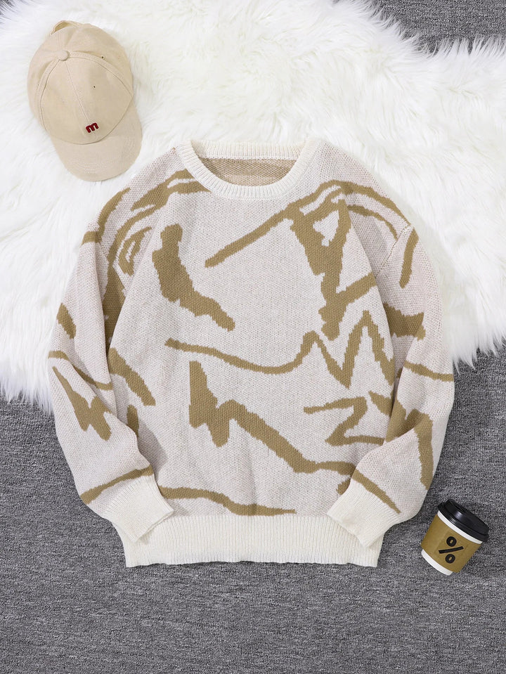 Clinton - Cozy Abstract Sweater