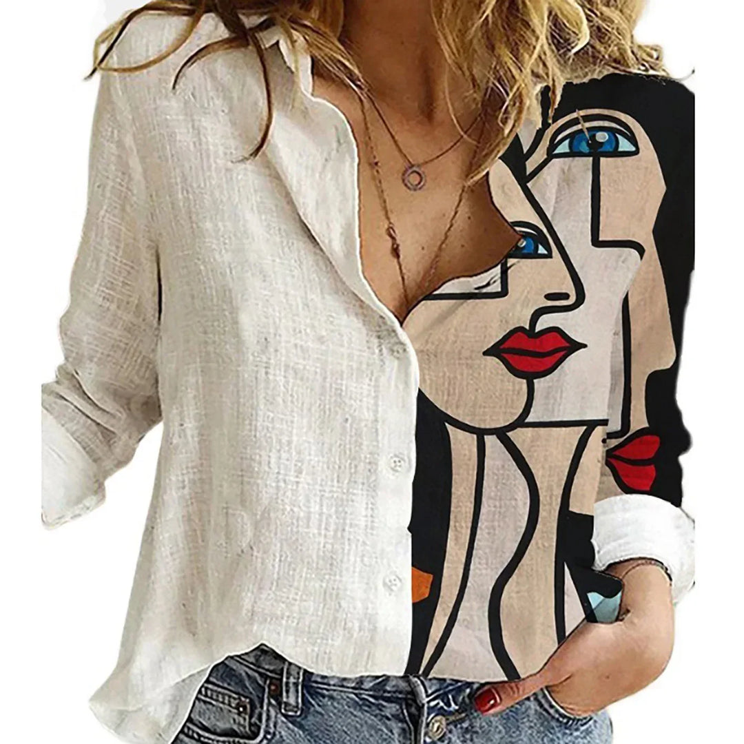 Ramona - Breezy Asymmetrical Blouse