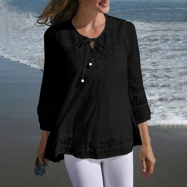 Delaney - Airy Lace Blouse