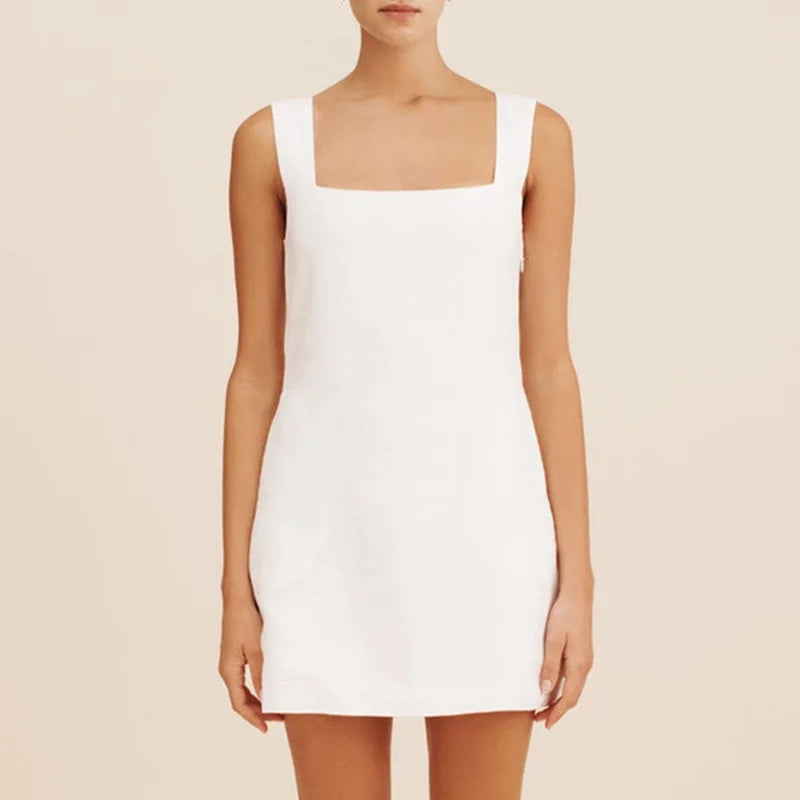 Tilda - Refined Linen Mini Dress