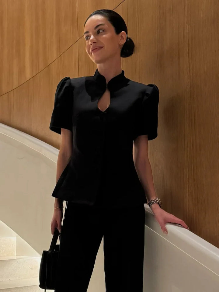 Poppy - Silky Elegant Blouse