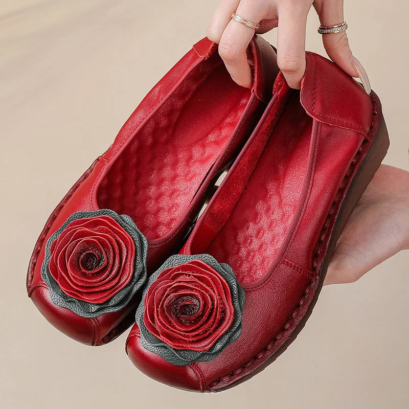 Miranda - Plush Floral Sandal