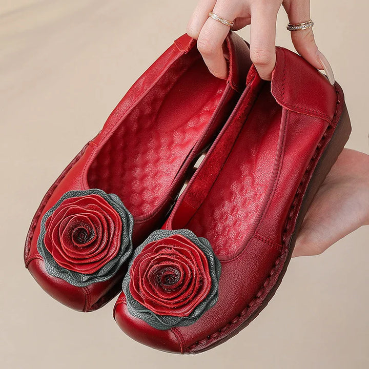 Miranda - Plush Floral Sandal
