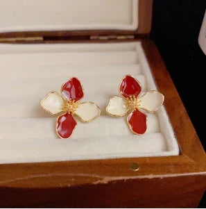 Dixie - Luminous Floral Earrings