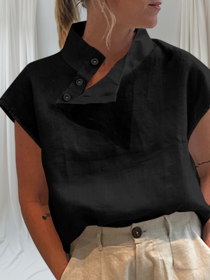 Nina - Soft Linen Blouse