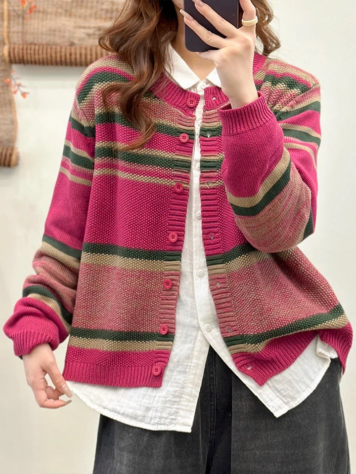 Meredith - Cozy Striped Sweater