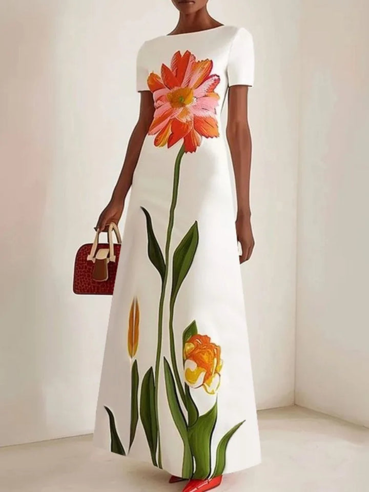Brianna - Elegant Silk Dress
