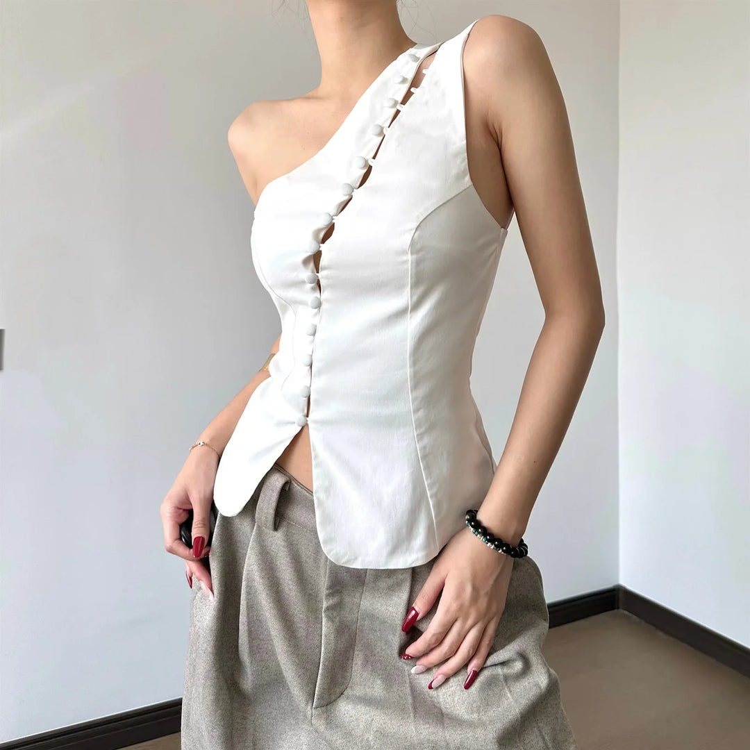 Tiffany - Sleek Silk Blouse