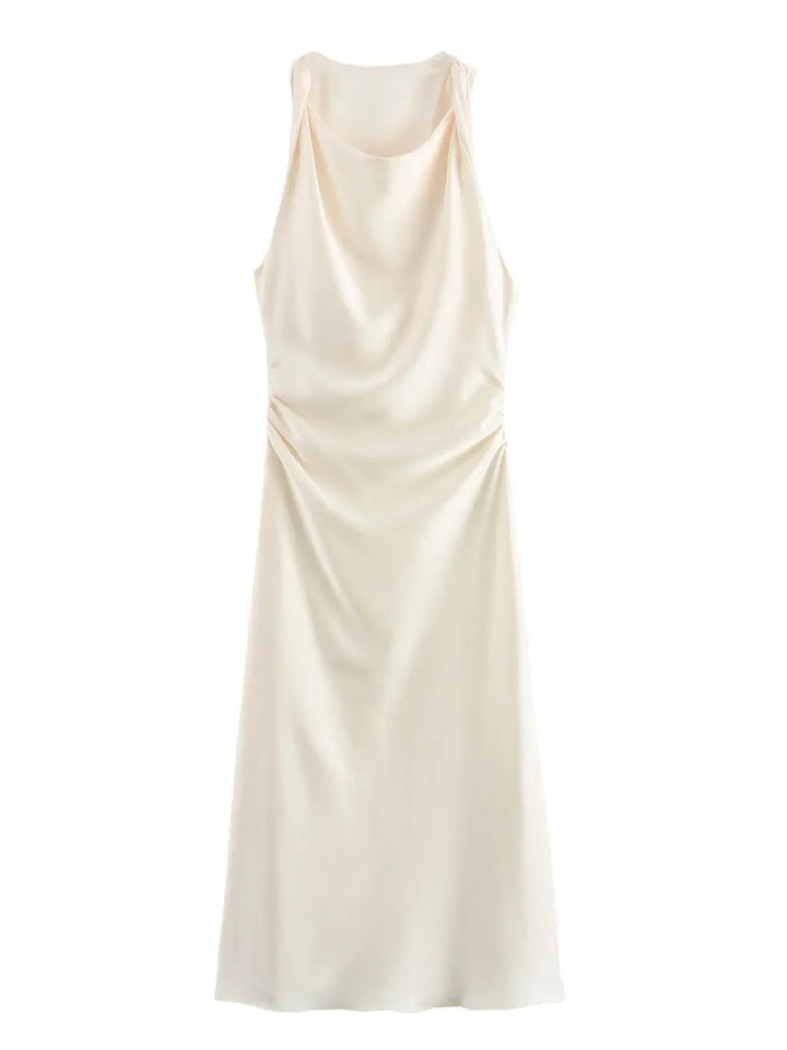 Thea - Silky Satin Dress