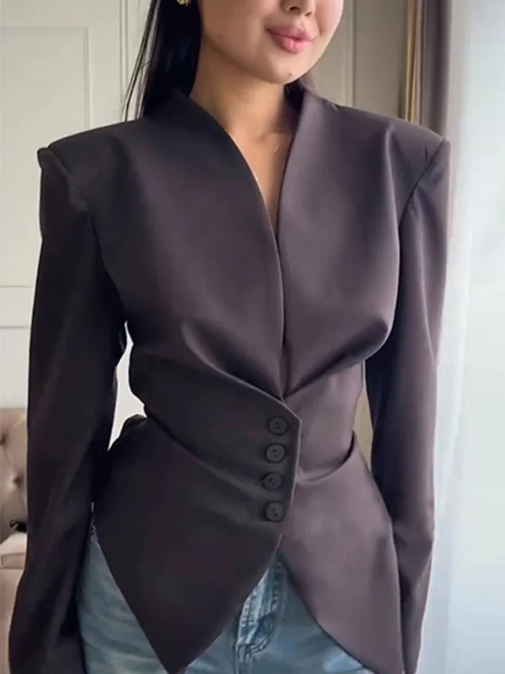 Nicole - Elegant Structured Blouse