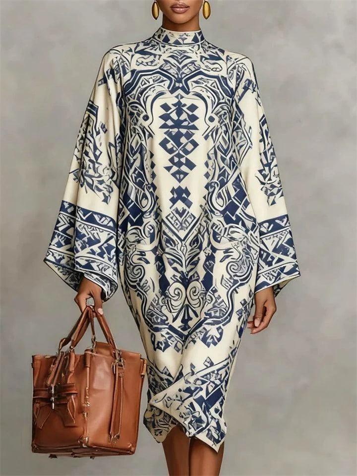 Brynn - Fluid Geometric Dress