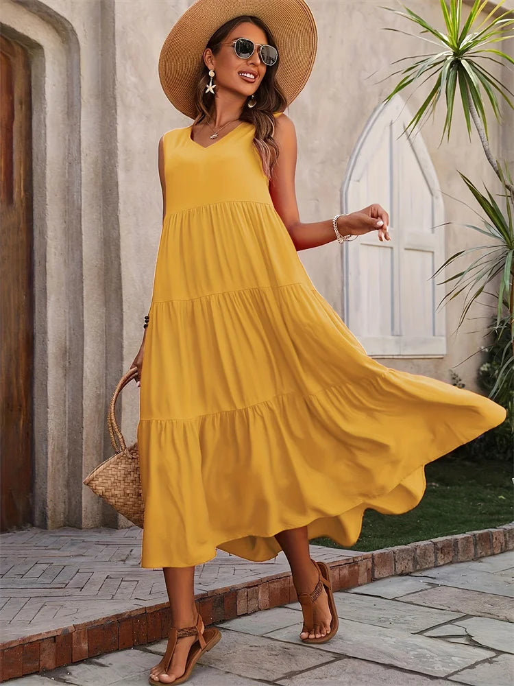 Lily - Breezy Cotton Maxi Dress