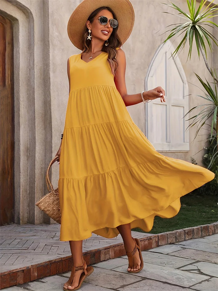 Lily - Breezy Cotton Maxi Dress