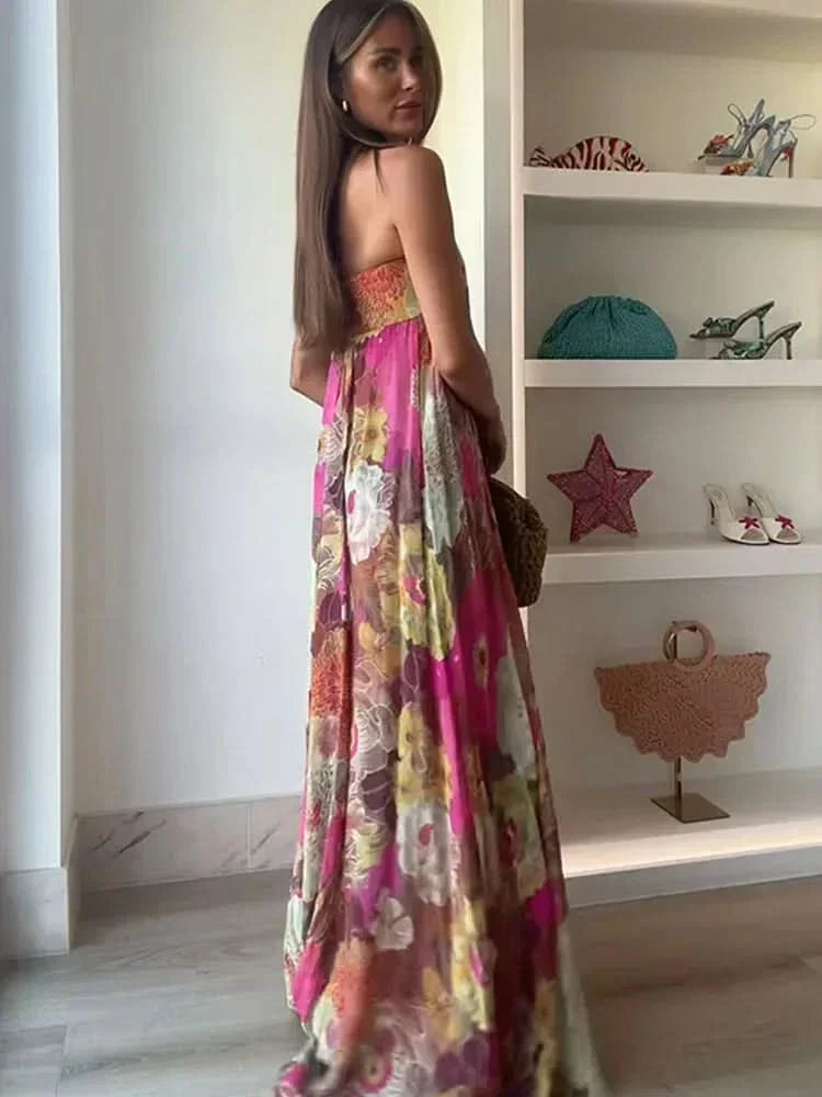 Zaneta - Airy Floral Maxi Dress