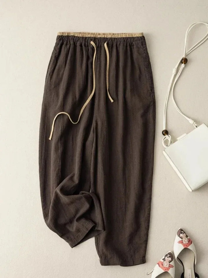 Talia - Soft Linen Harem Pants