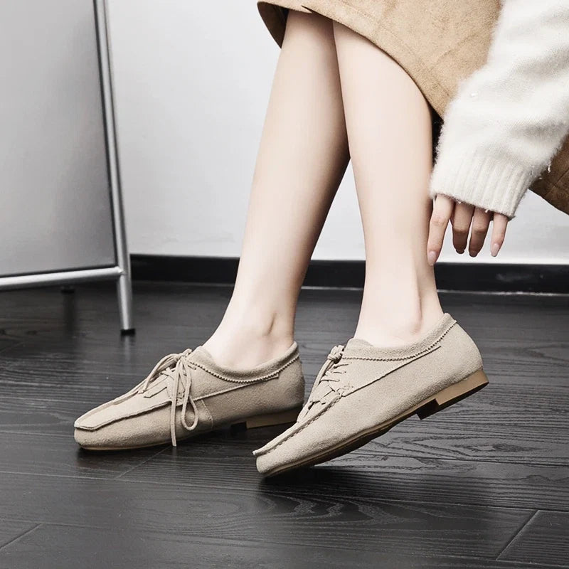 Farrah - Soft Suede Flats