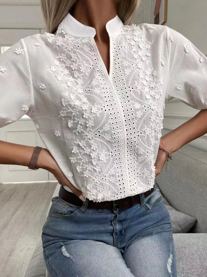 Ivy - Elegant Cotton Blouse