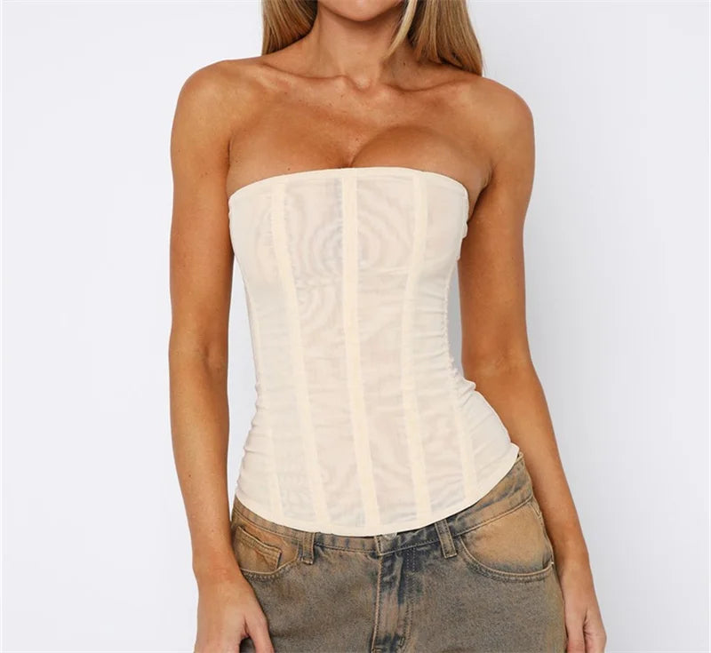 Deborah - Sleek Satin Blouse