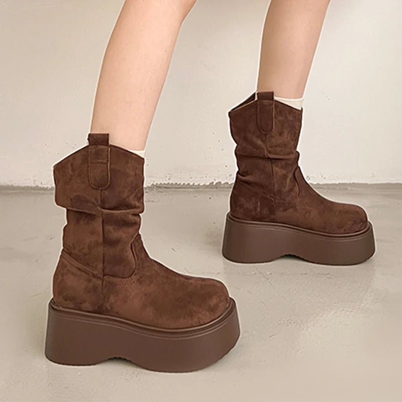 Zelda - Soft Suede Boots