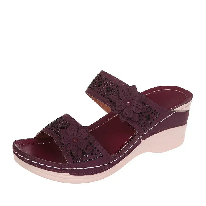 Gina - Cozy Wedge Sandal