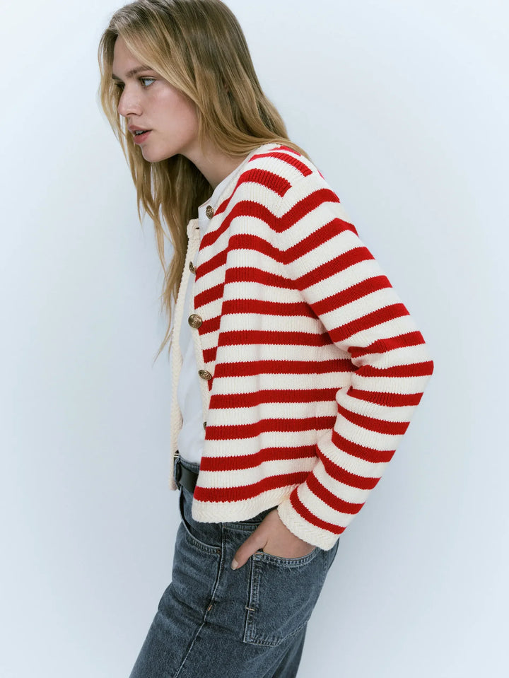 Hannah - Bold Knit Cardigan