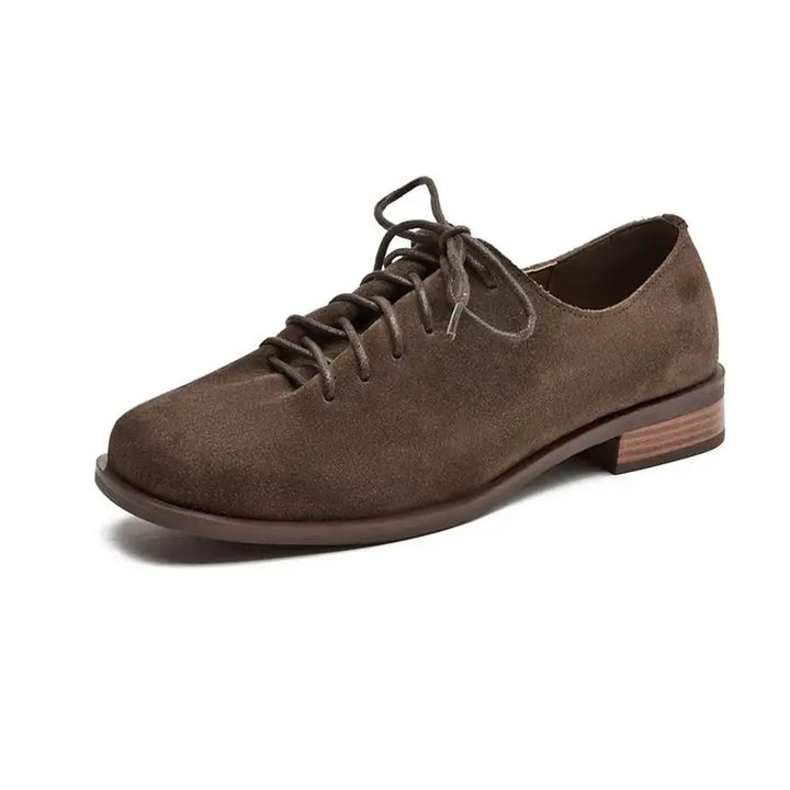 Esme - Soft Suede Oxfords