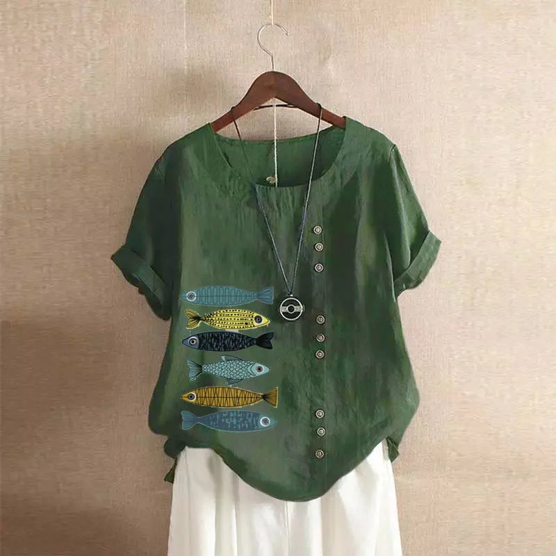 Naomi - Soft Linen Blouse