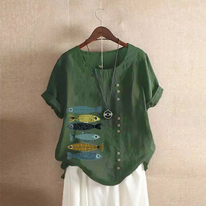 Naomi - Soft Linen Blouse