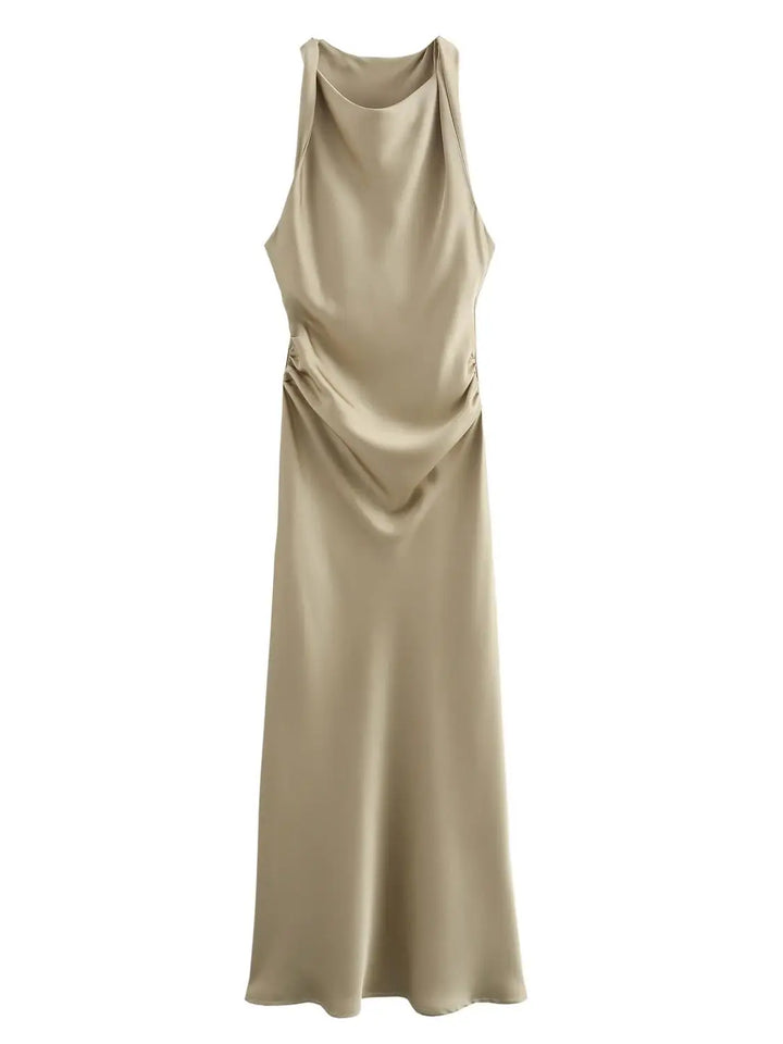 Thea - Silky Satin Dress