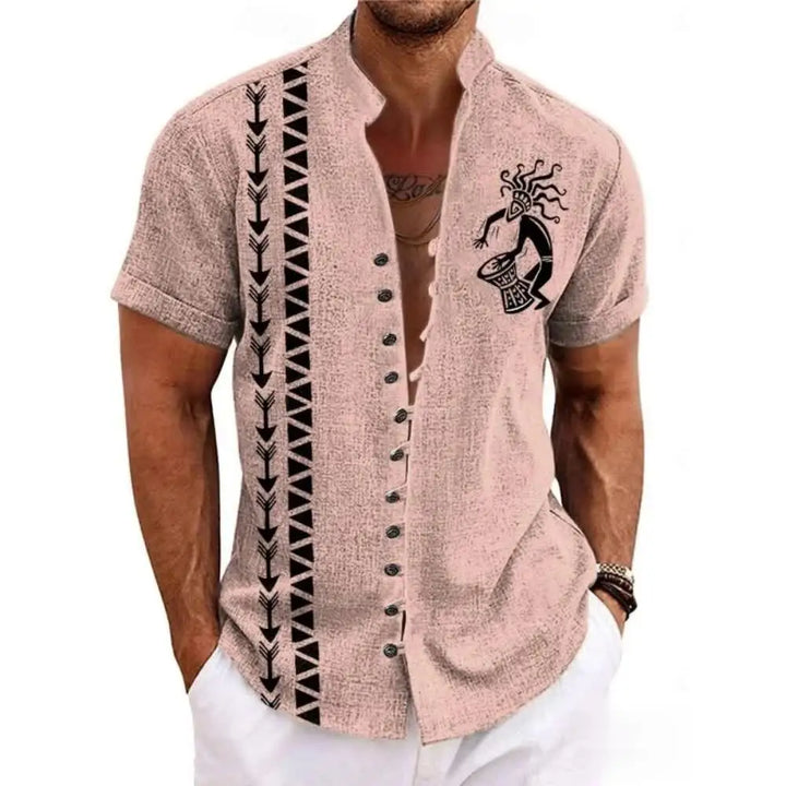 Chad - Rustic Linen Shirt