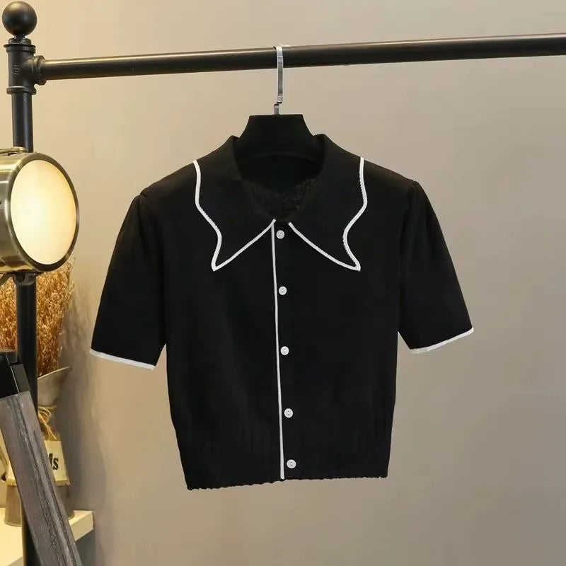 Destiny - Chic Knit Blouse