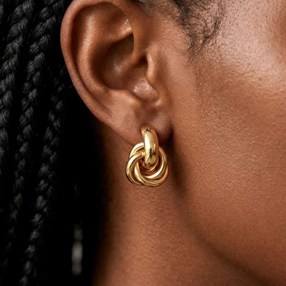 Xandra - Glossy Sculptural Hoops