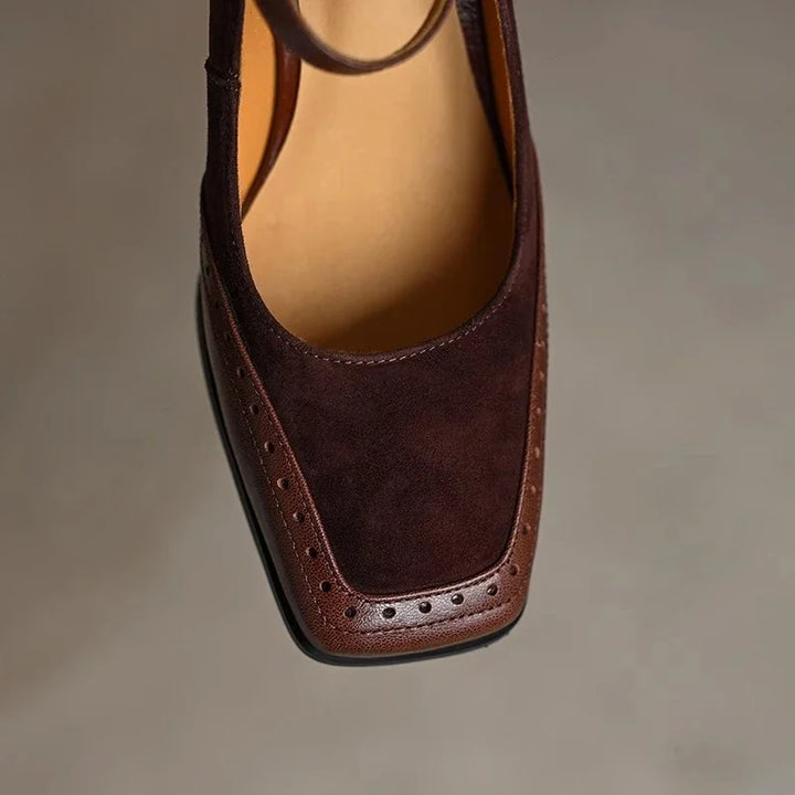 Flora - Chic Block Heel Pumps