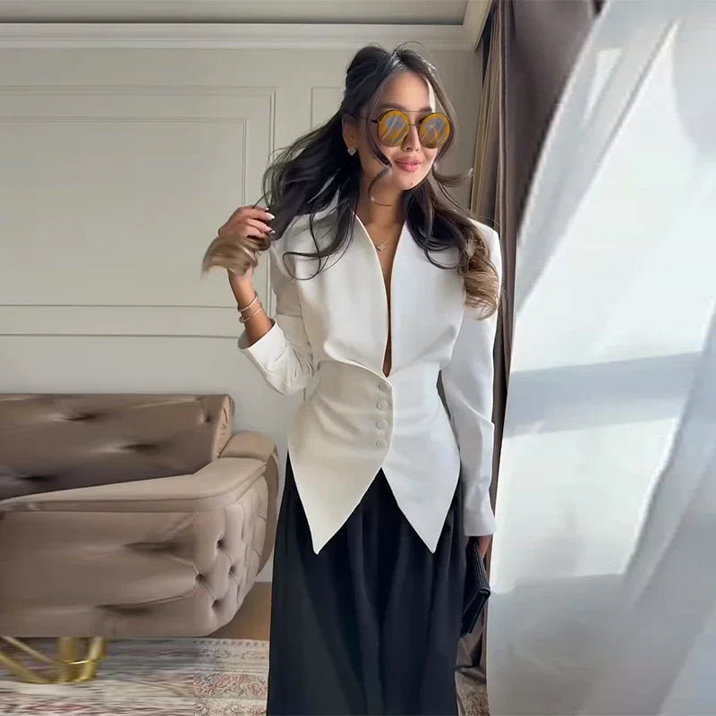 Nicole - Elegant Structured Blouse