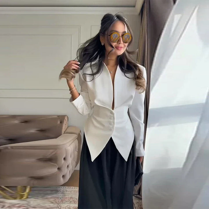 Nicole - Elegant Structured Blouse