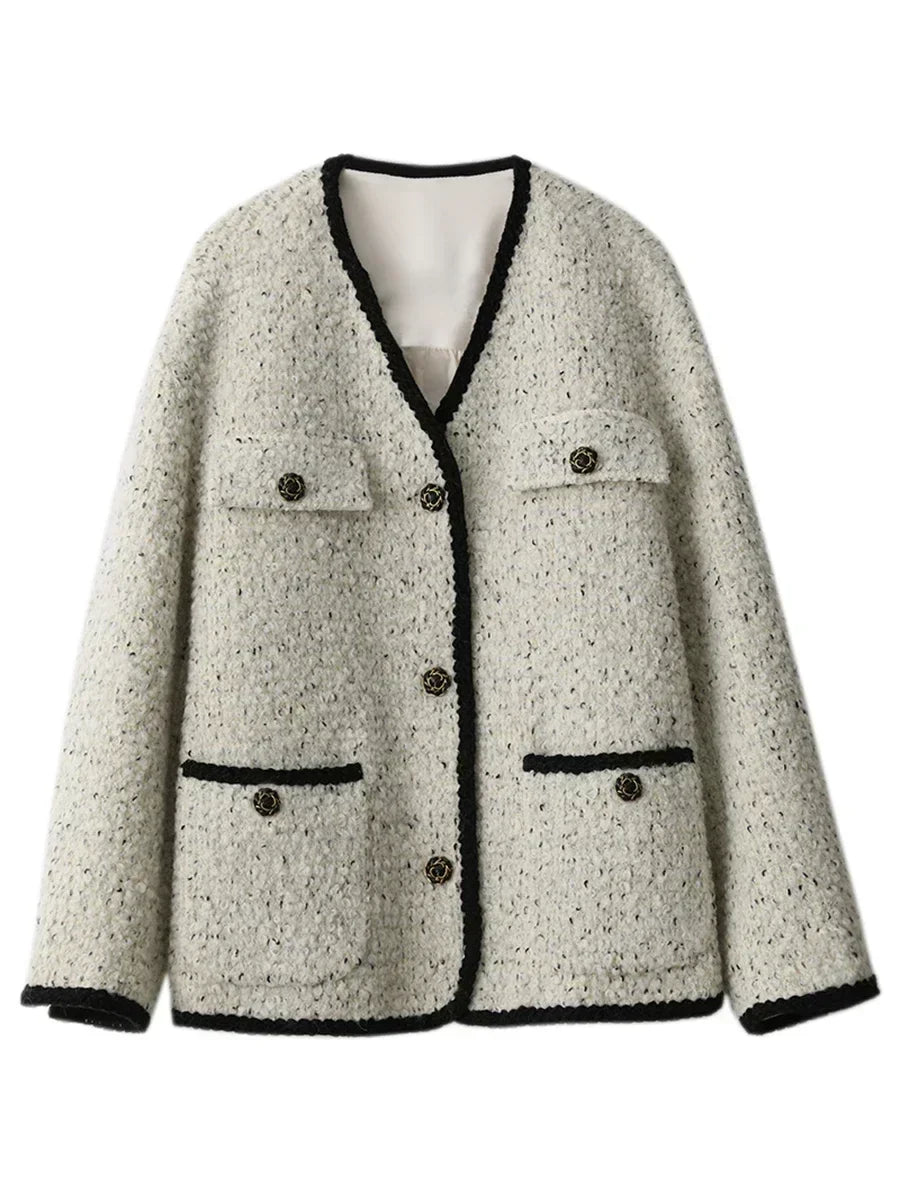 Grace - Textured Elegance Coat