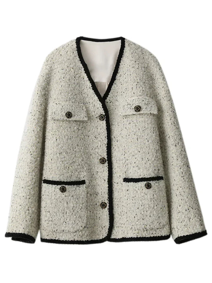 Grace - Textured Elegance Coat