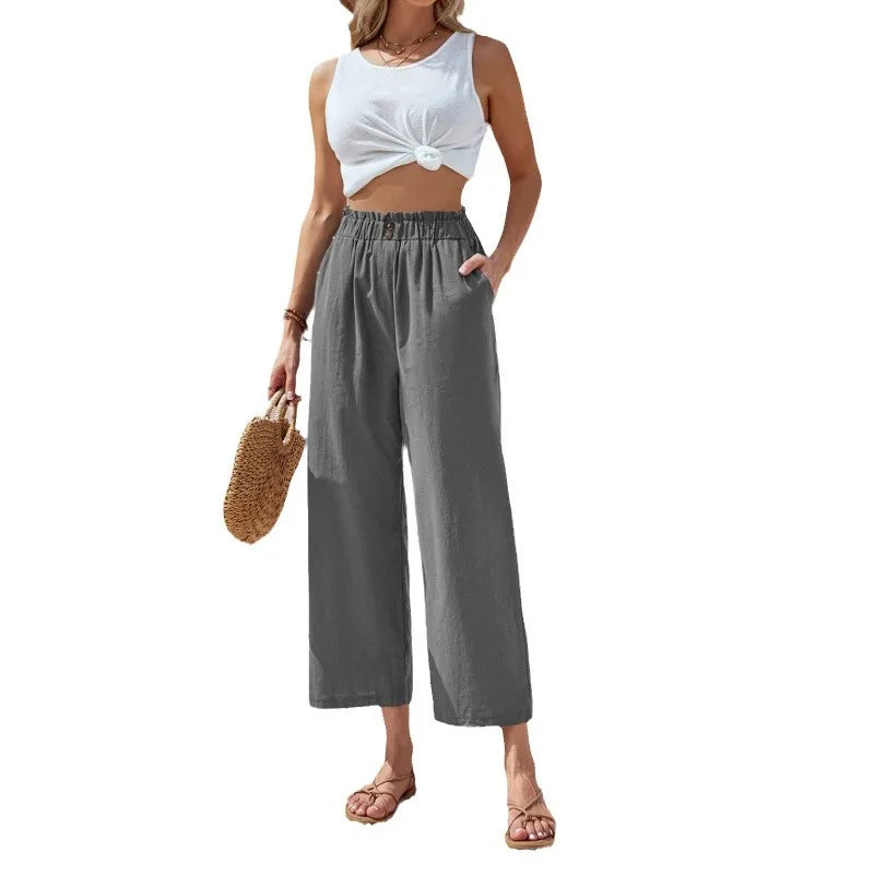 Trinity - Breezy Linen Pants