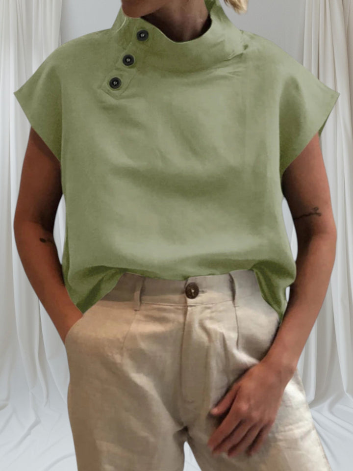 Nina - Soft Linen Blouse