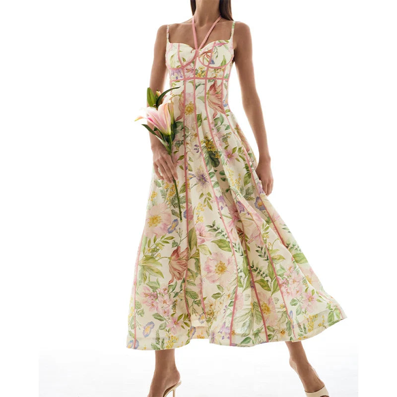 Vienna - Airy Floral Midi Dress