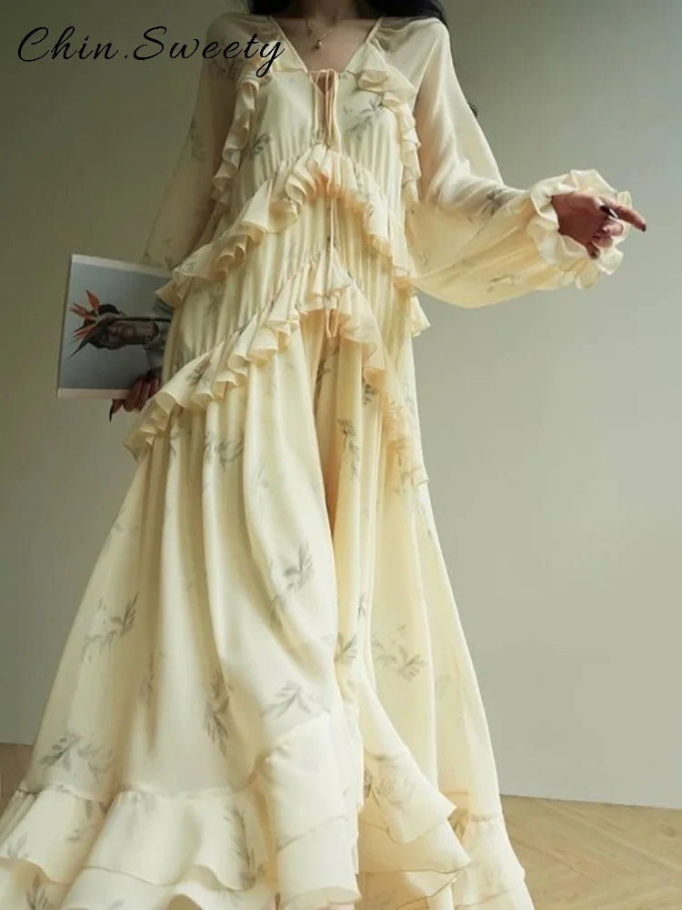Delilah - Airy Ruffled Dress