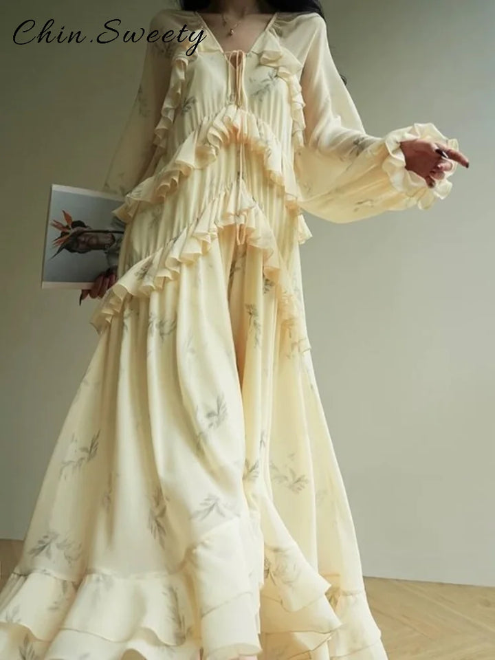 Delilah - Airy Ruffled Dress