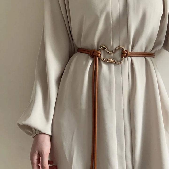 Paige - Sleek Leather Waist Belt