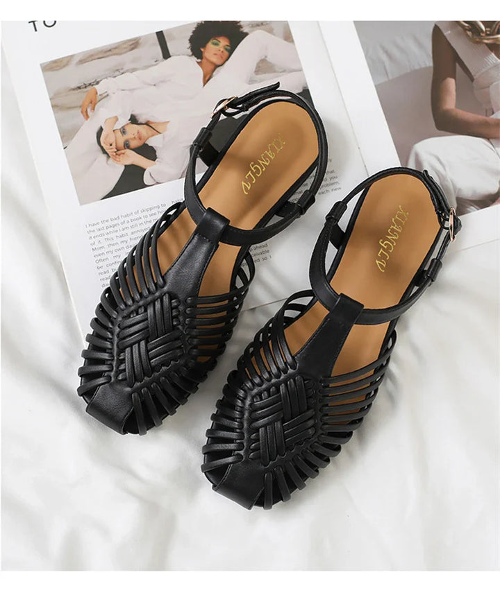 Lia - Chic Woven Sandals