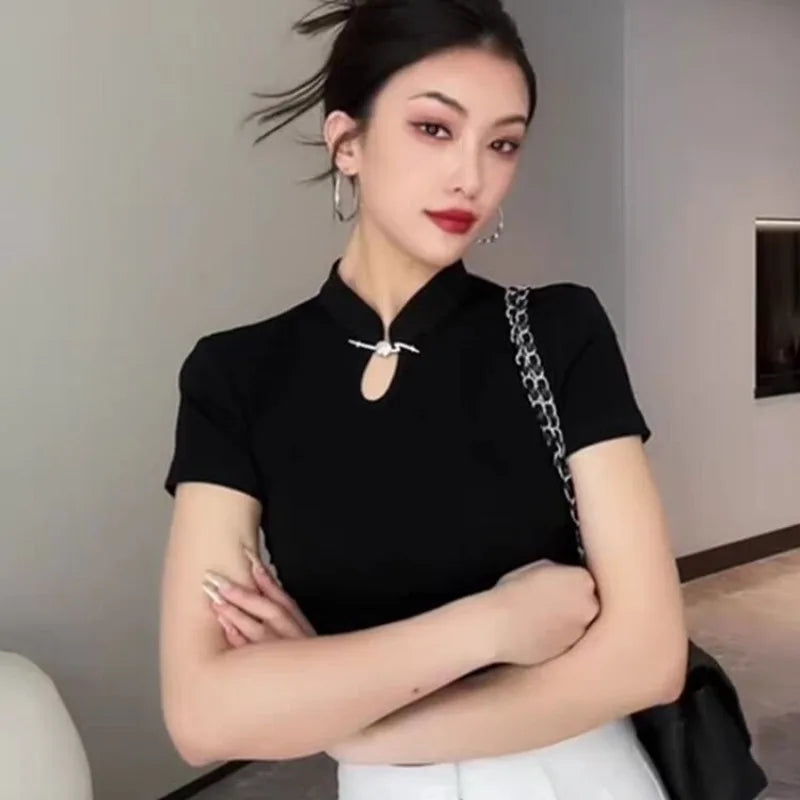 Xena - Sleek Silk Blouse