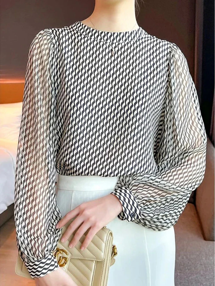 Yesenia - Airy Sheer Blouse