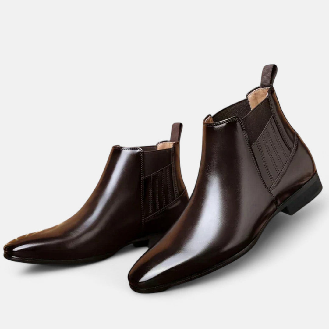 Dudley - Sleek Glossy Boots